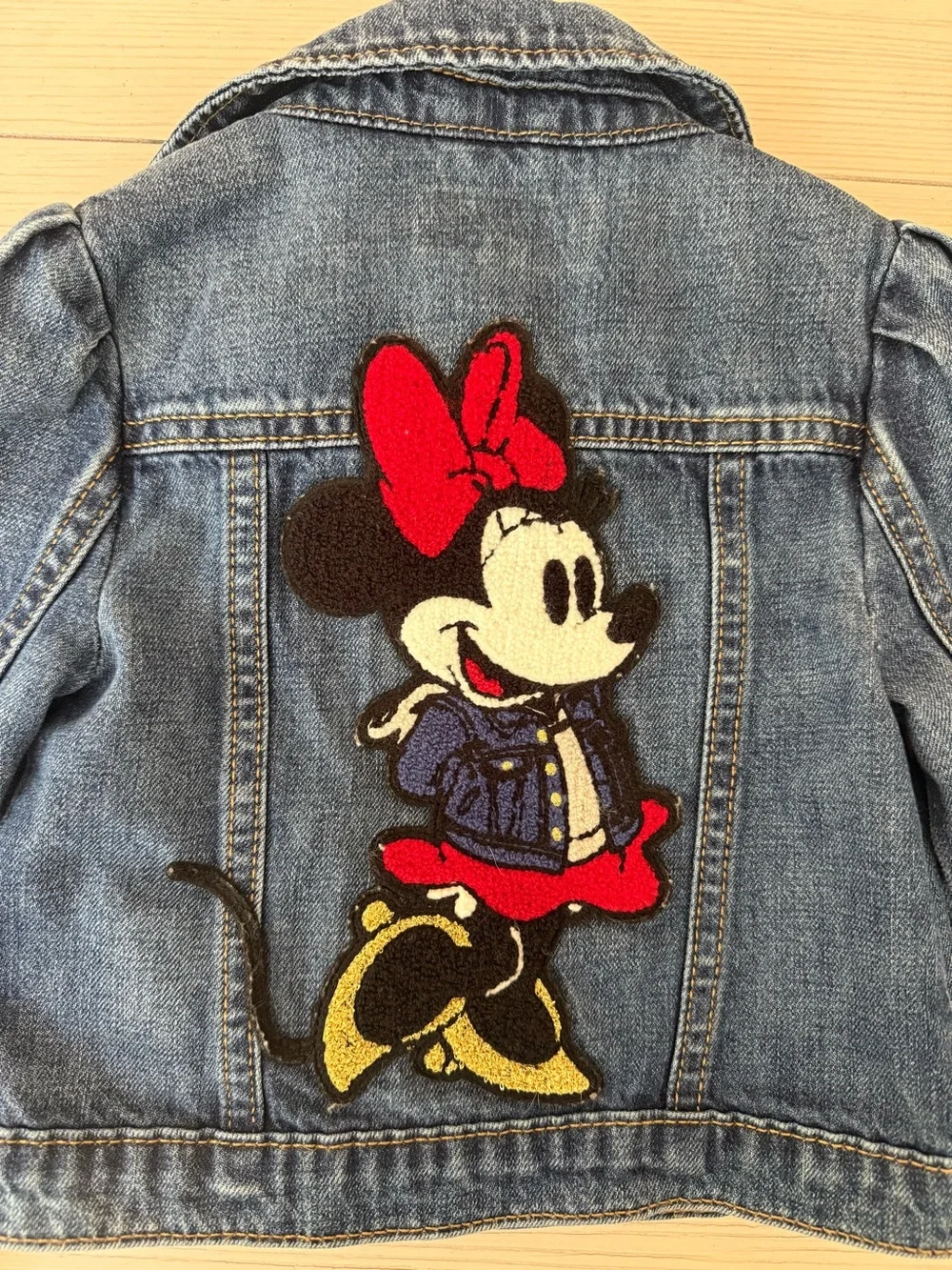 Gap × Disney Toddler Minnie Mouse Icon Denim Jacket